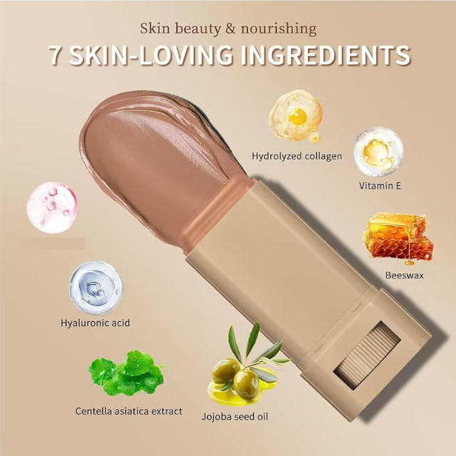 🎉 Varm försäljning 🔥Foundation Stick Beauty Balm Serum Boosted Skin Tint