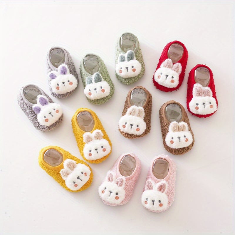 👶 Söta päls babysocka skor