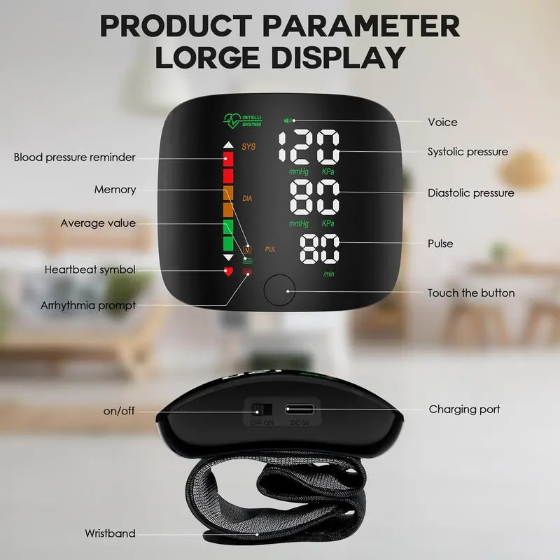 Intelligent blodtrycksmätare med pekskärm/smart blodtrycksmätare med pekskärm