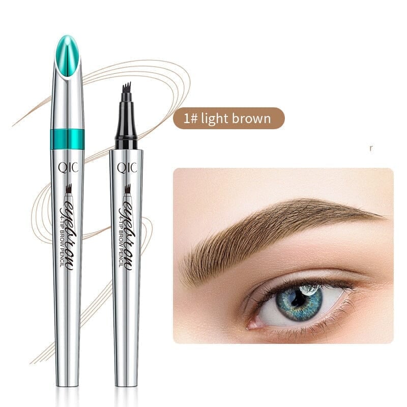 3D Vattentät Microblading Ögonbrynspenna 4 Gaffelspets Tatueringspenna