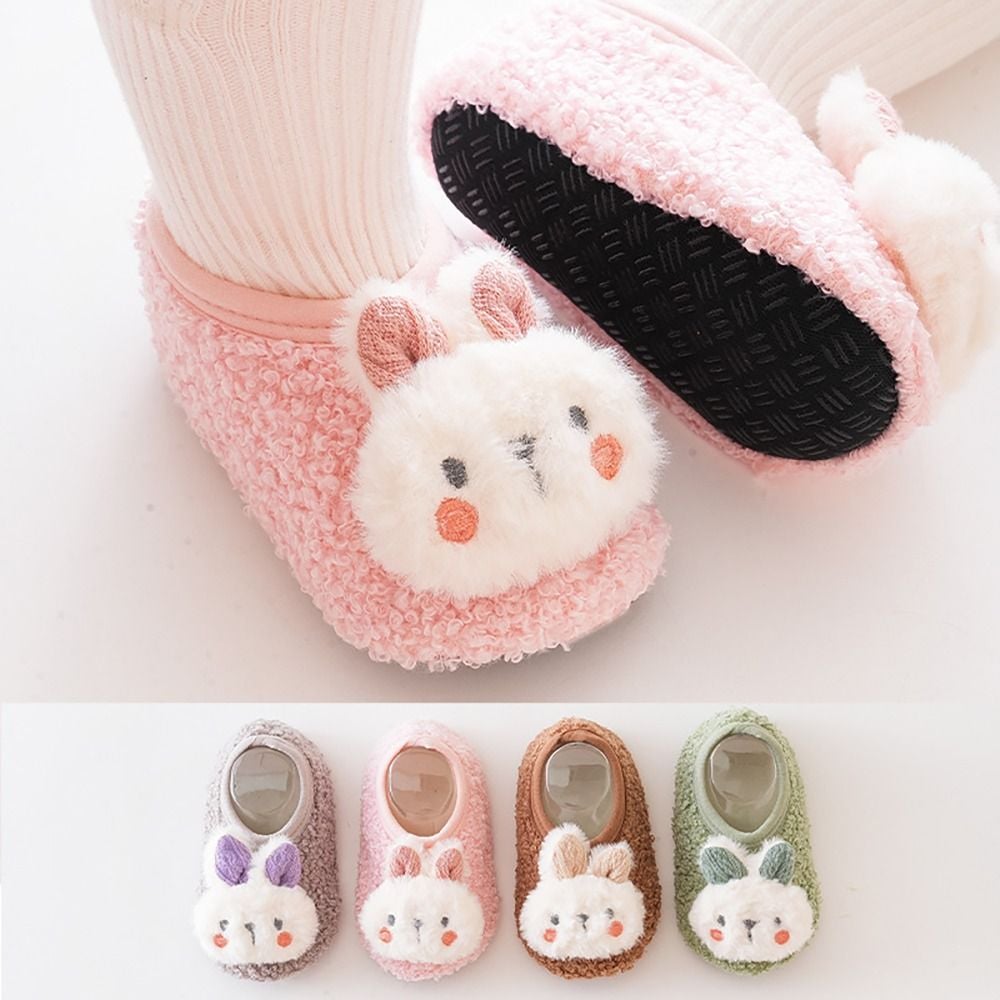 👶 Söta päls babysocka skor