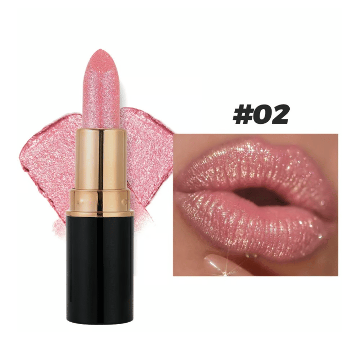 💖Diamond Lip Gloss Glitter Lipstick Vattentätt