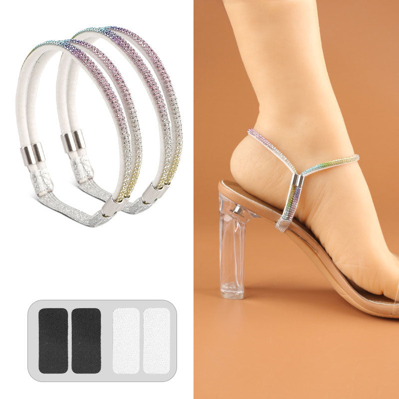 Elastiska skoband med höga klackar