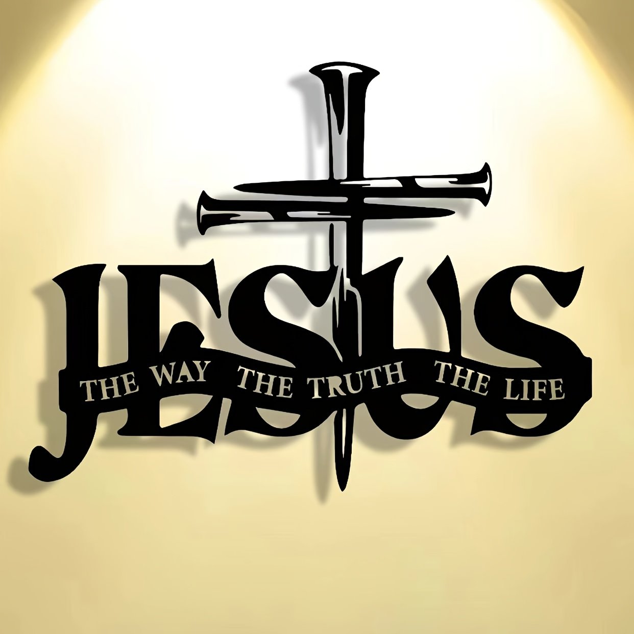 (🎁Sista dagen 49% rabatt)🔥Jesus & Cross Design Wall Art - ⌛Limiterad handgjord serie