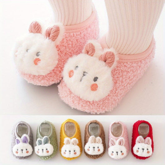 👶 Söta päls babysocka skor