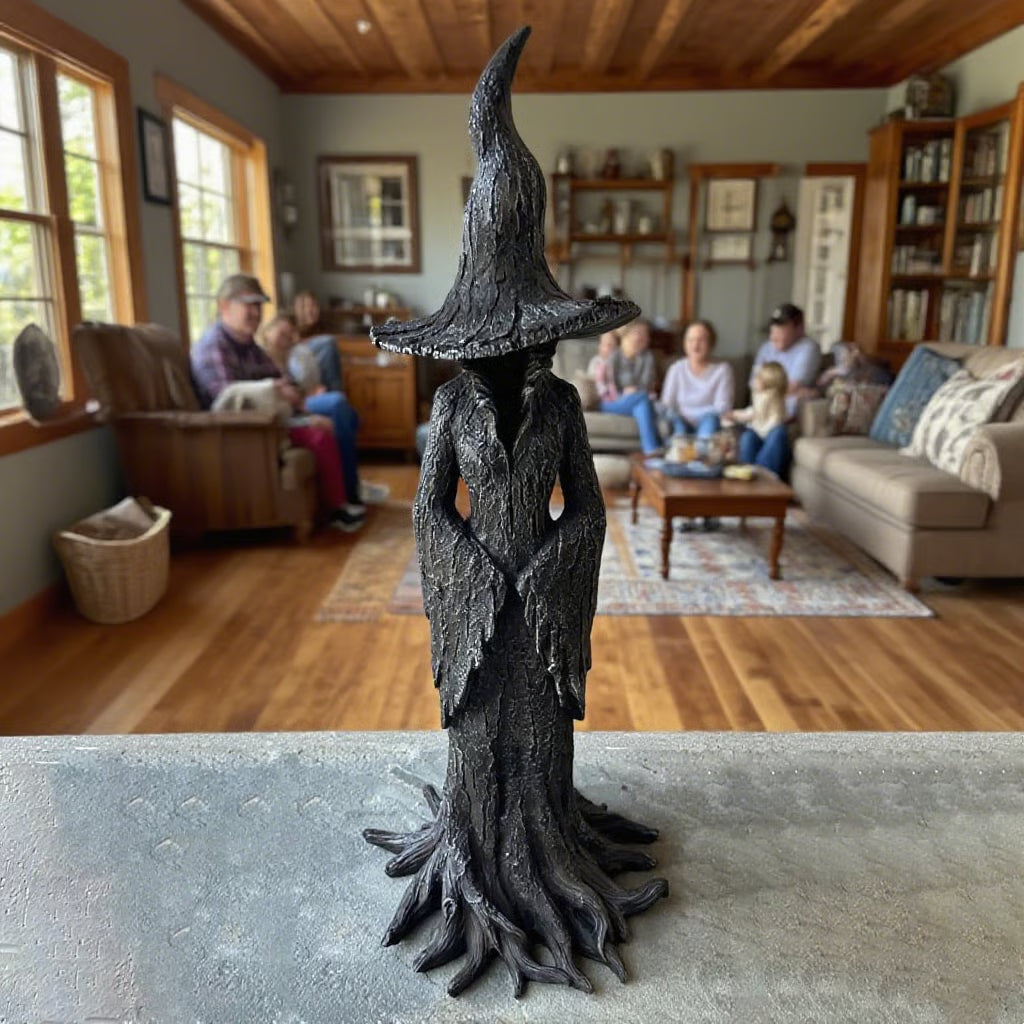 🧙‍♀️The Väktare av ditt hem | Den förtrollande häxstatyn