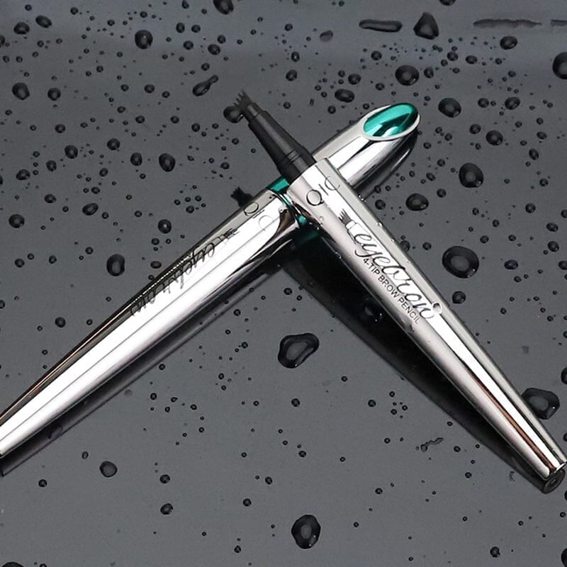 3D Vattentät Microblading Ögonbrynspenna 4 Gaffelspets Tatueringspenna