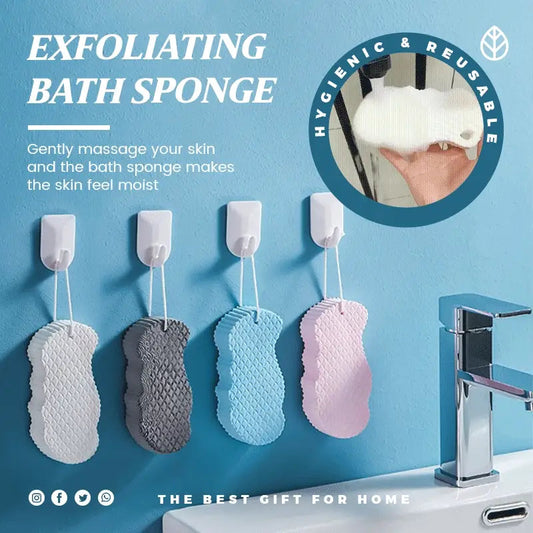 🧽✨ Supermjuk exfolierande badsvamp - skonsam vård för huden